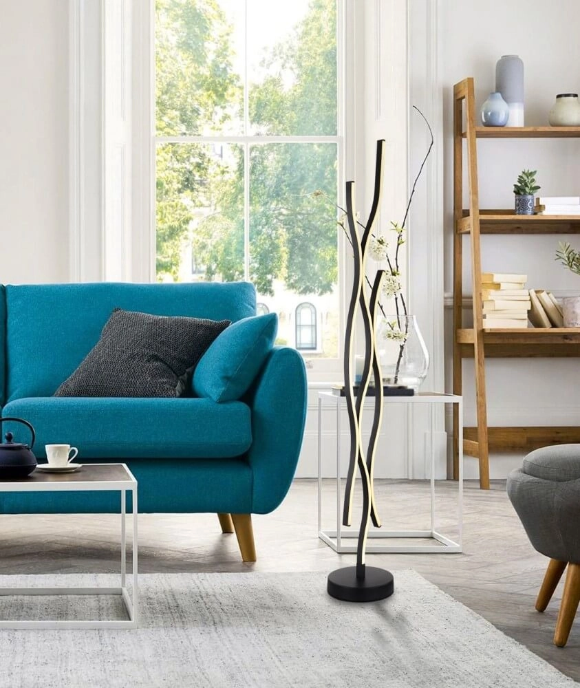 Vloerlamp Geronimo zwart Globo 9007371454044