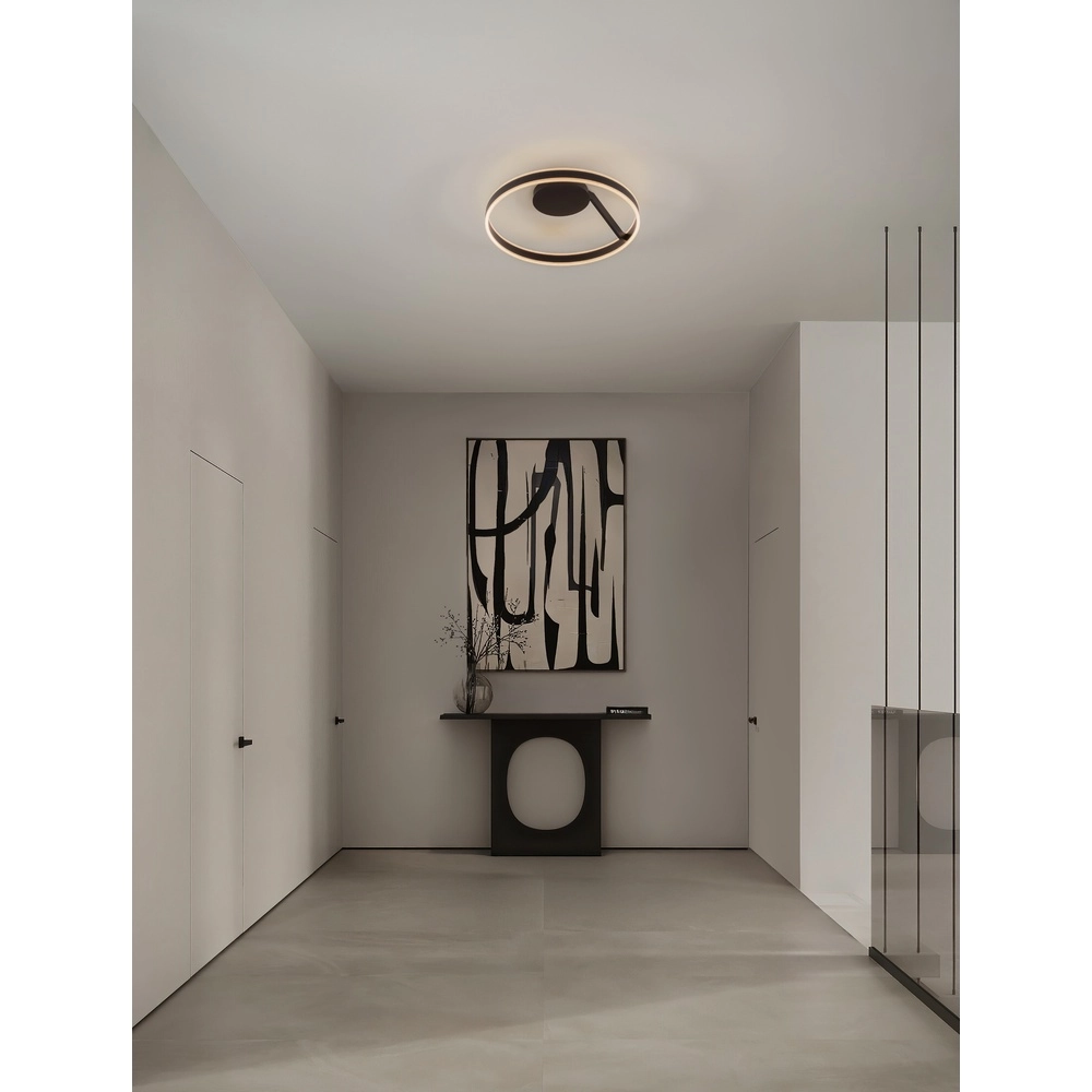 Plafondlamp Bianco zwart Ø 60cm Lyora 5212017473837