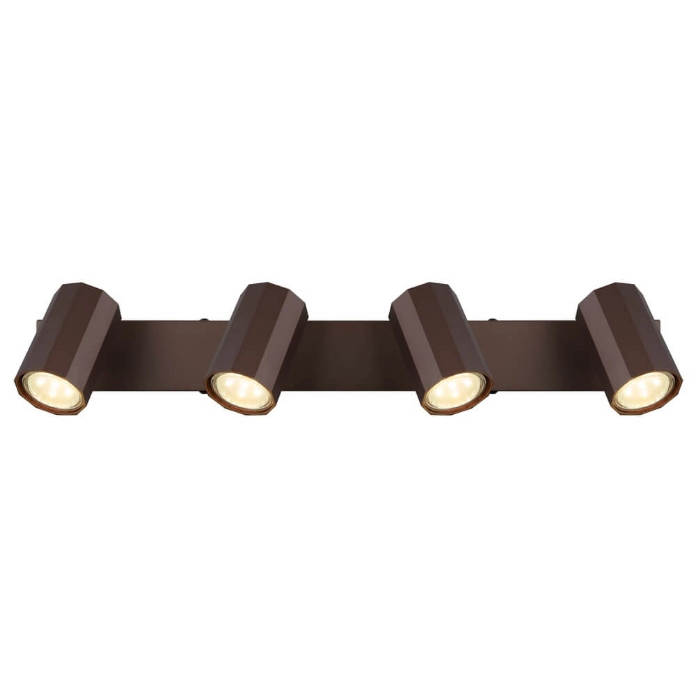 Bronzen plafondlamp James 4-lichts Globo 9007371456888
