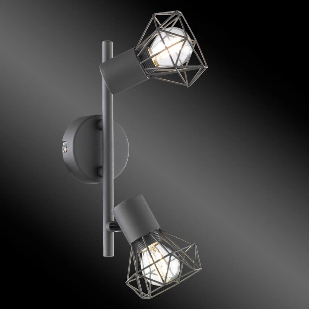 Trendy plafondspot Ran 2-lichts Fischer & Honsel 4001133222655