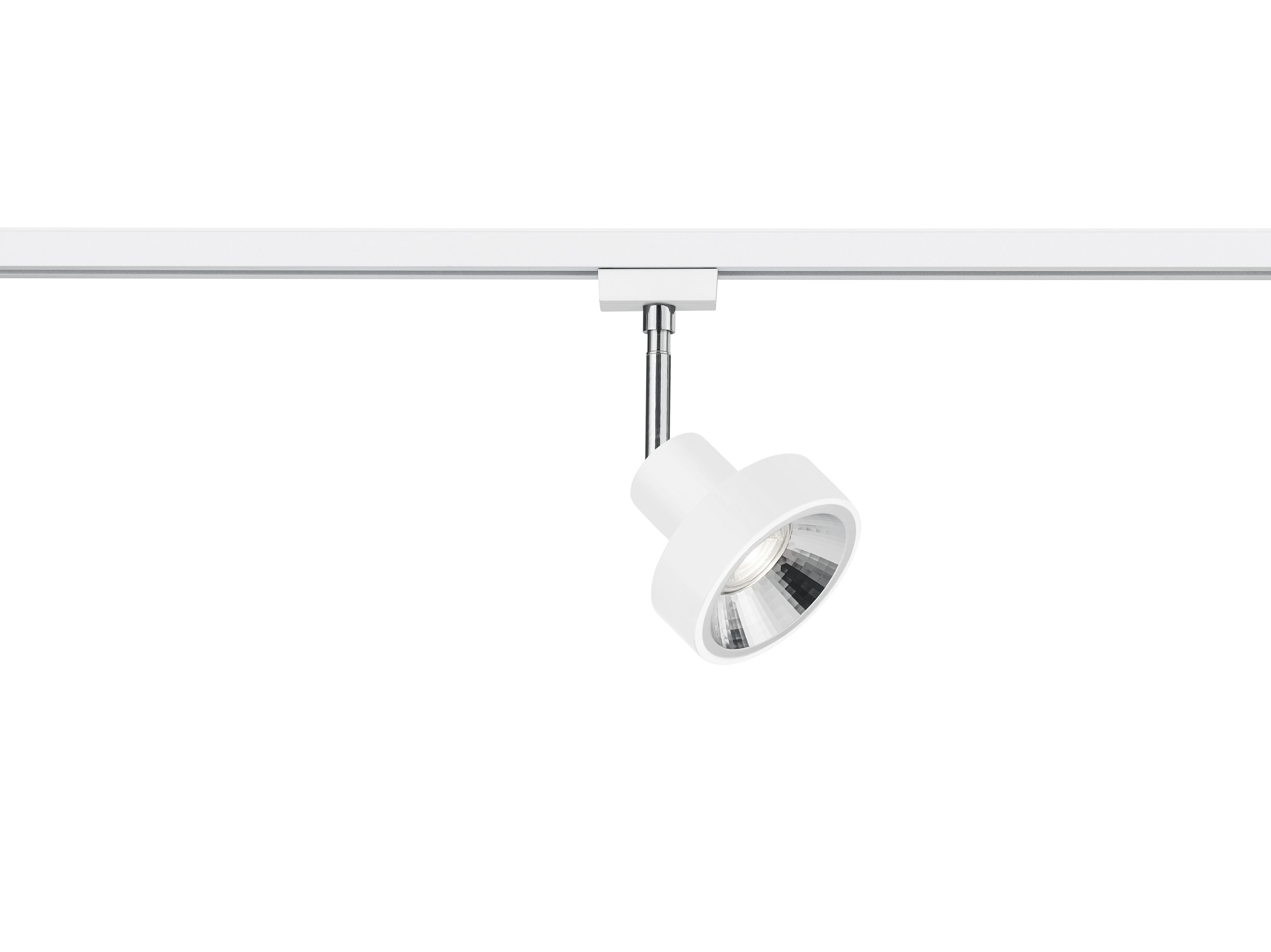 2-fase railspot Duoline wit met chroom