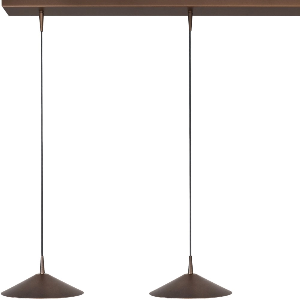 3-lichts hanglamp Ceppo cacao bruin Ø 22cm Masterlight 8718121358499