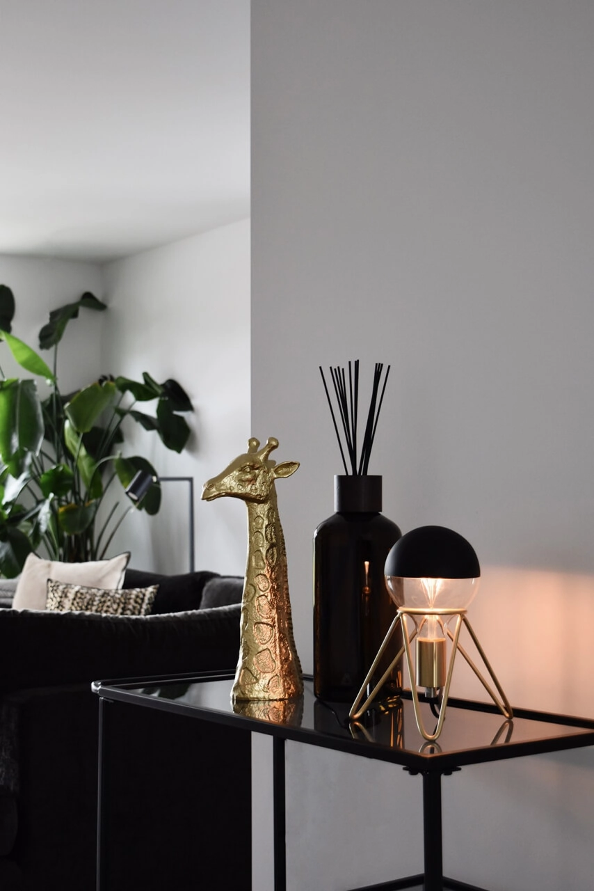 Gouden tripod tafellamp Tripod Circle 8712879150862