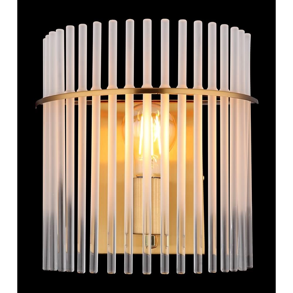 Gouden wandlamp Gorley met glas Globo 9007371471768