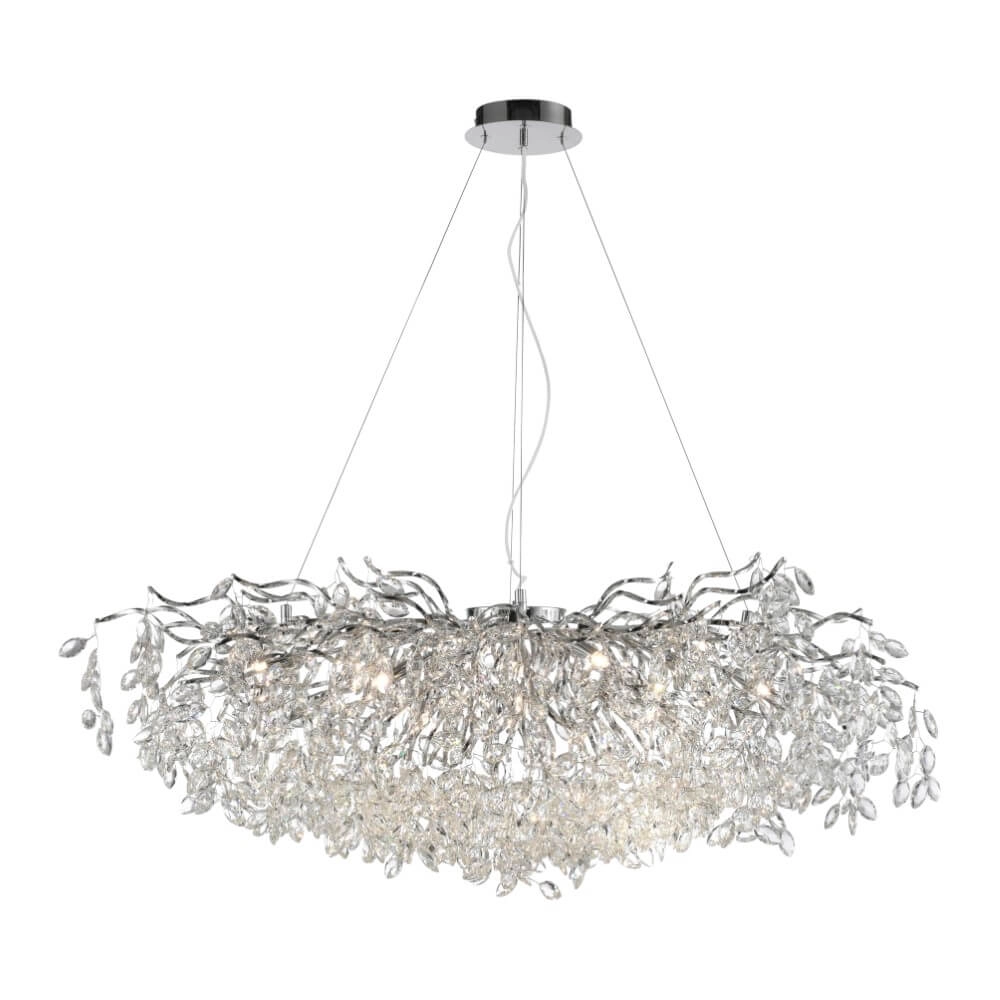 Kroonluchter Ricicle 120cm chroom Paul Neuhaus 4012248382080