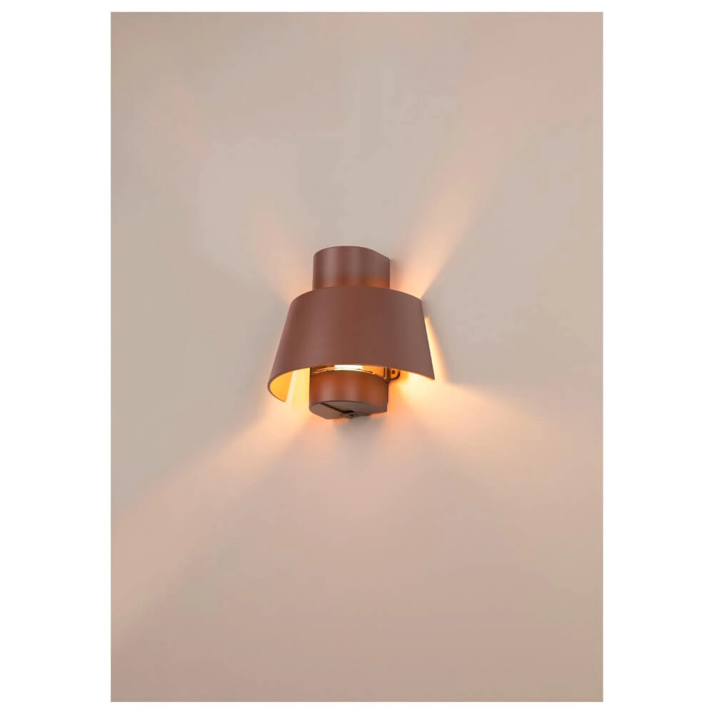 Roestbruine muurlamp Phontoni 1x E27 SLV 4024163281003