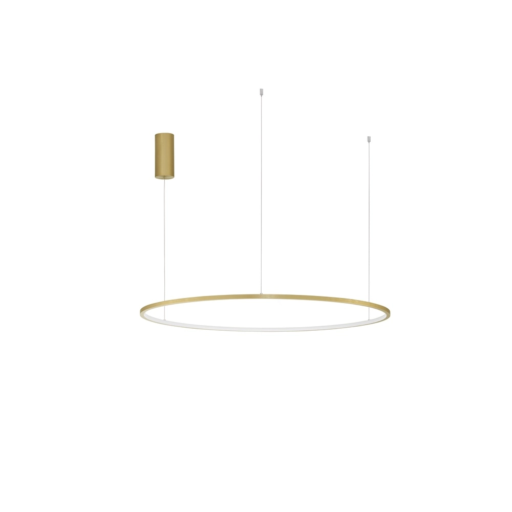 Ronde hanglamp Tarquin goud Ø 100cm Lyora 5212017438355