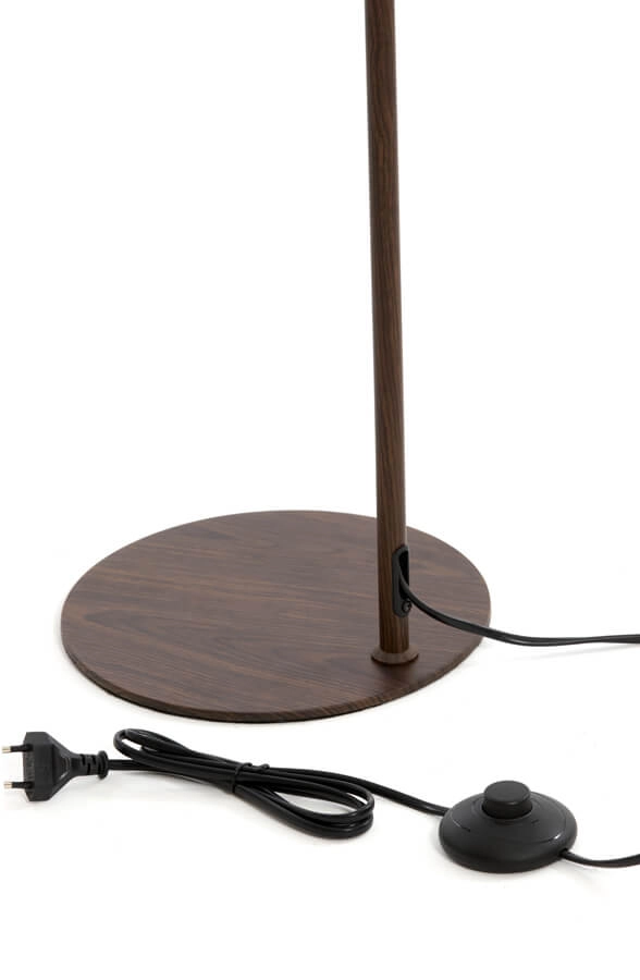 Houtlook leeslamp Salomo 147cm Light & Living 8717807757151