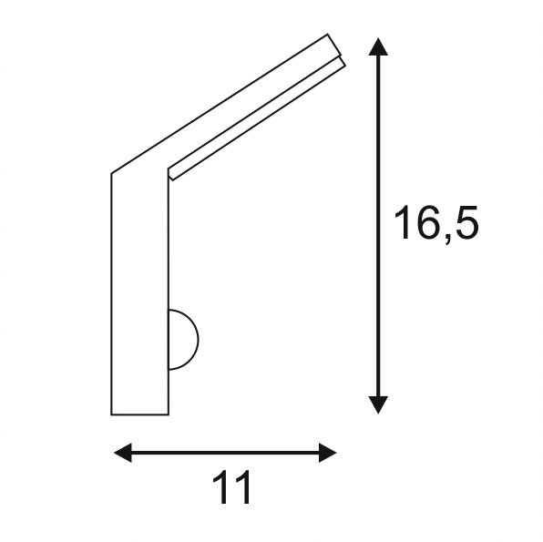 Muurlamp Ordi SLV 4024163151344