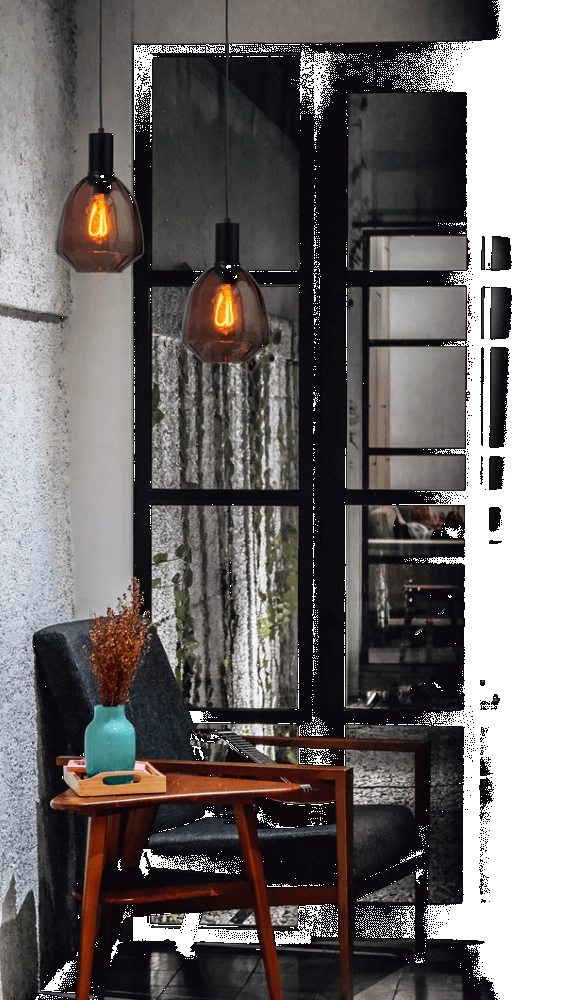 Hanglamp zwart Porto met Nicolette red glas - Ø 20cm Masterlight 8718121269375