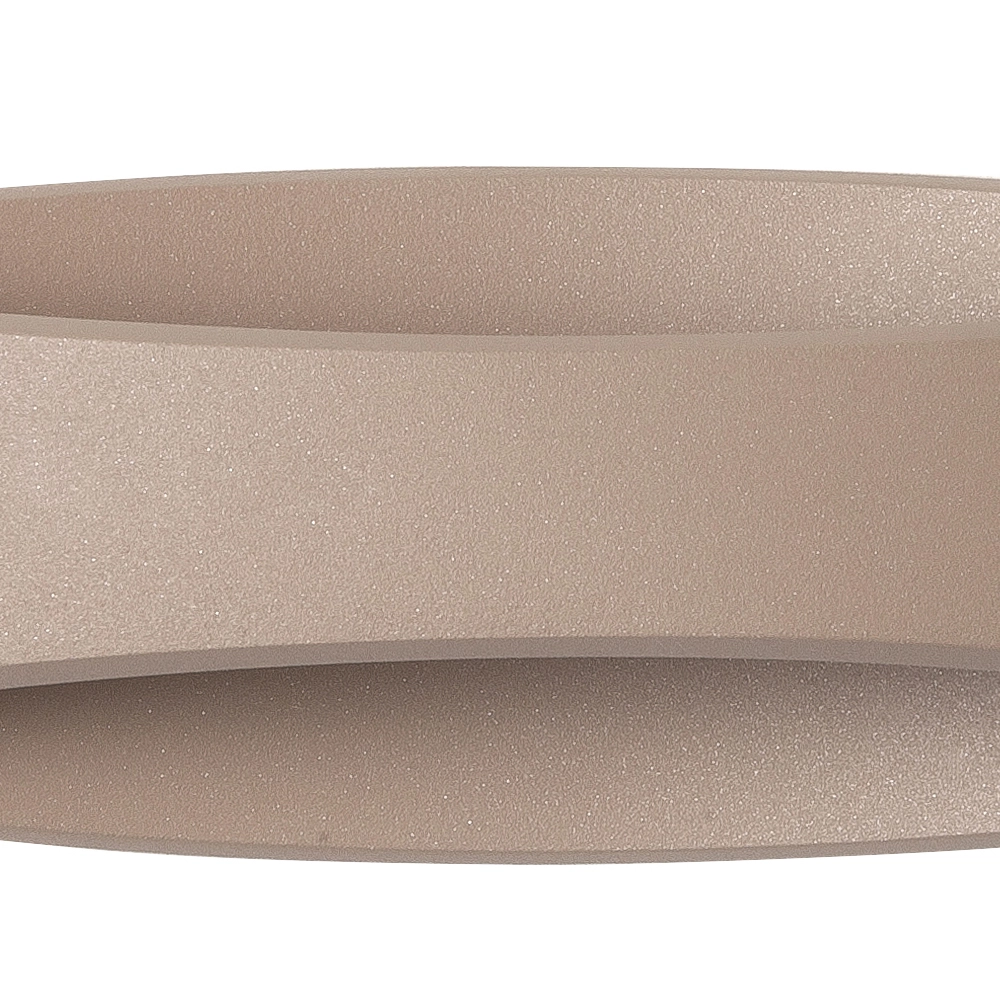 Strakke wandlamp Medusa 25cm zand bruin Highlight 8718379050695