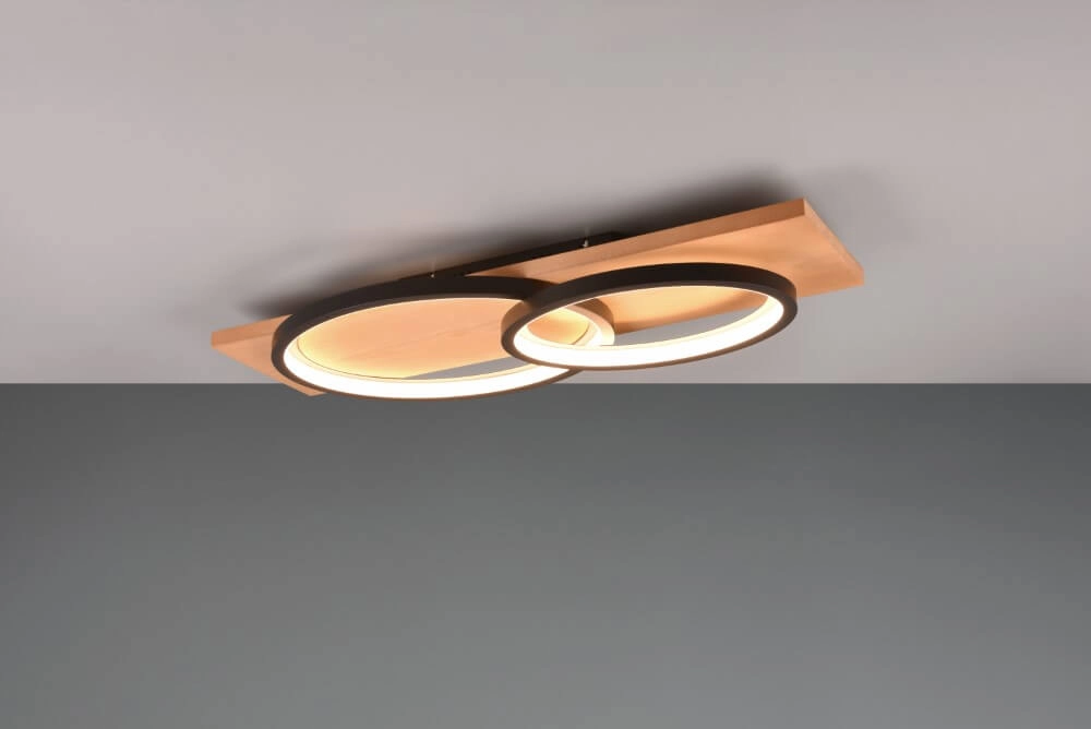 Zwarte plafondlamp Barca design Trio 4017807572148