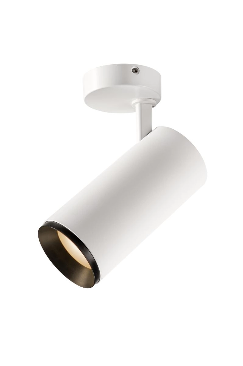 Opbouwspot Numinos L Dali wit/zwart 2700K - 60gr