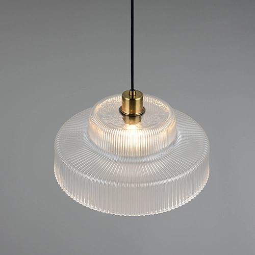 Klassieke hanglamp Abella transparant glas Trio 4017807677706