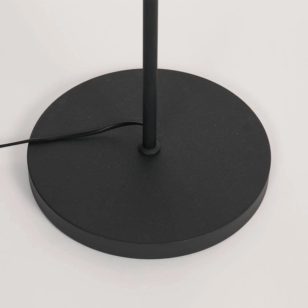 Vloerlamp Bambus zwart met bamboe 2-lichts Steinhauer 8712746171457