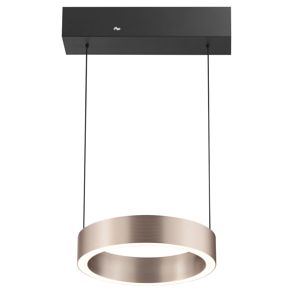 Design hanglamp Axion zwart met bruin Brilliant 4004353477188