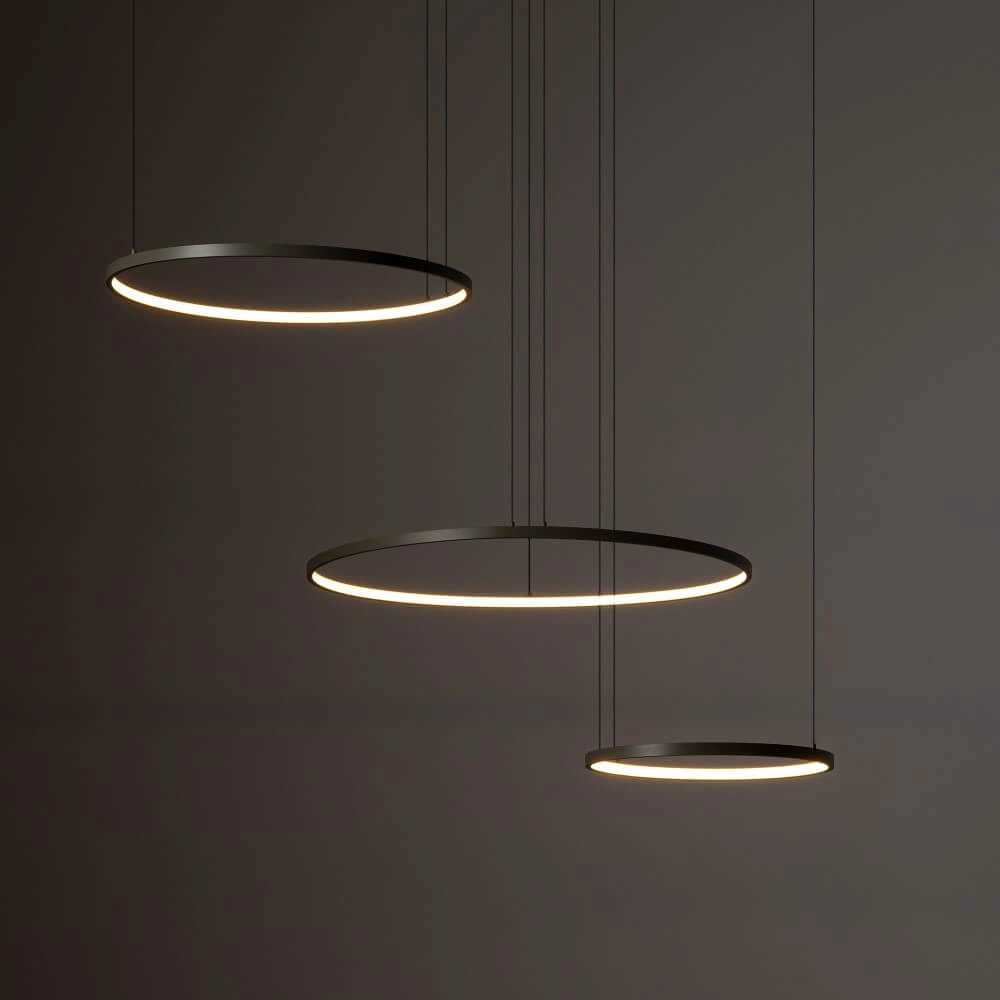 Design hanglamp Circolo LED olijfgroen Lyora 5903139113984