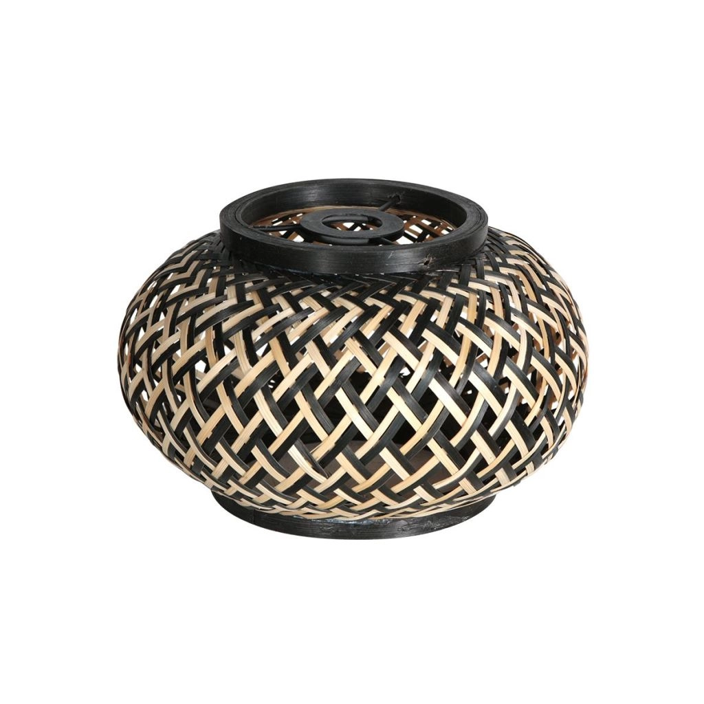 Tafellamp Nox Light met bamboe kap Ø22,5cm Steinhauer 8712746182927