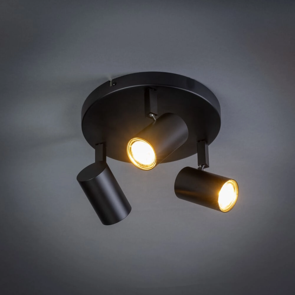 3-lichts opbouwspot The Common zwart ETH 8720195304326