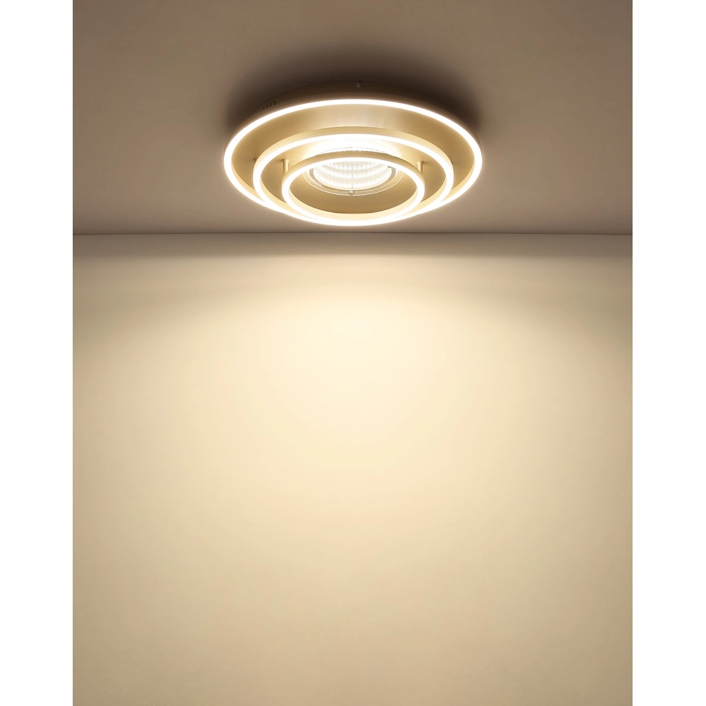 Design plafondlamp Lawanda zand bruin 51cm Globo 9007371589265