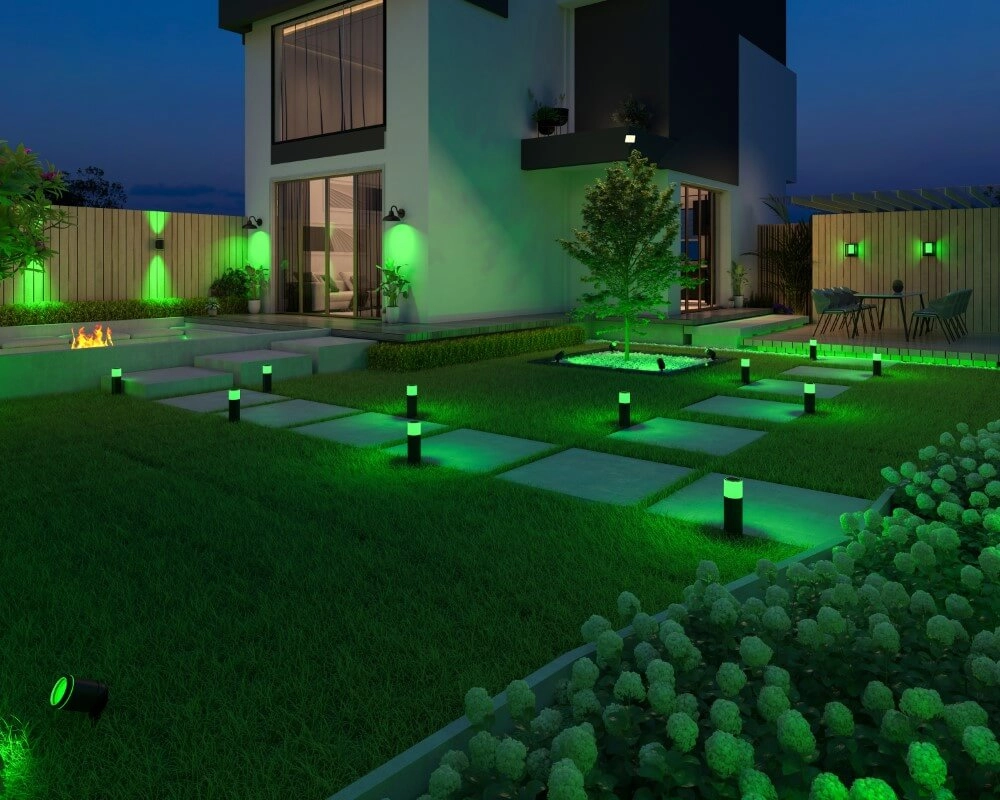 Smart buitenlamp Link 2L up down - zwart Circle 8712879149569