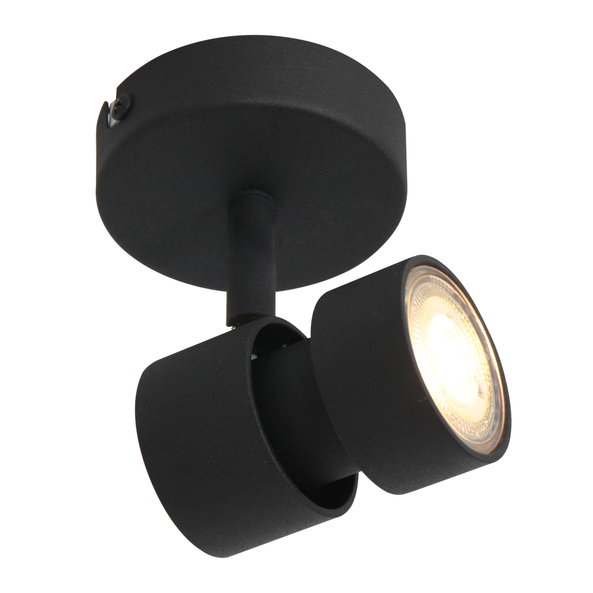 Led opbouwspot Natasja LED zwart Steinhauer 8712746134964