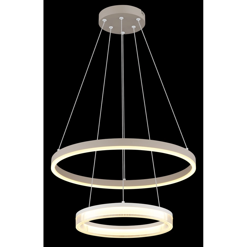Moderne hanglamp Zara zand bruin Ø 50cm Globo 9007371573073