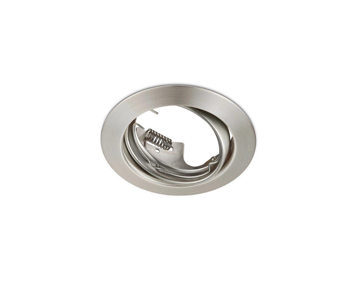 Ronde inbouwspot Jura GU10 8,3cm nikkel mat