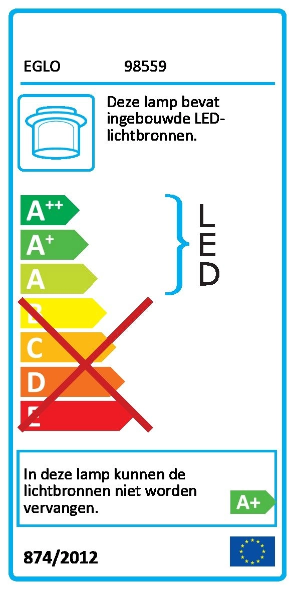 Plafondlamp Fueva-C Ø 30cm Eglo 9002759985592