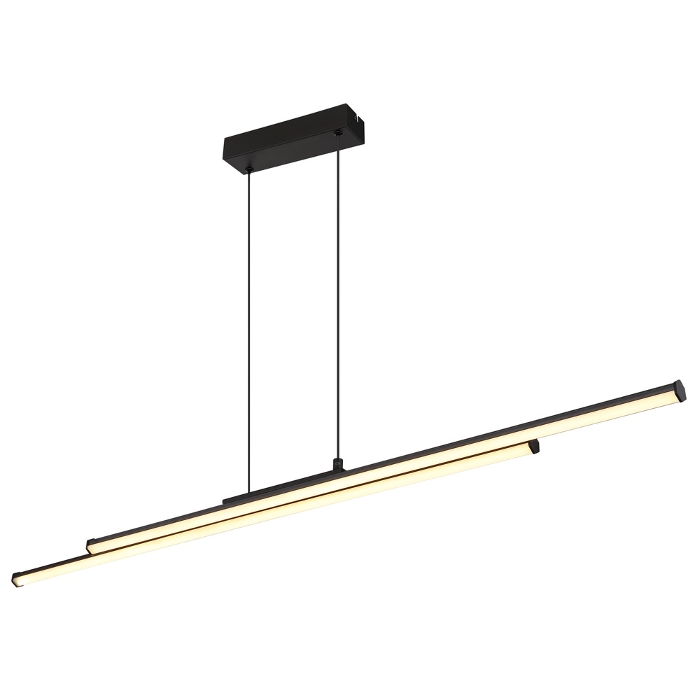 Moderne hanglamp Kirina 110cm zwart