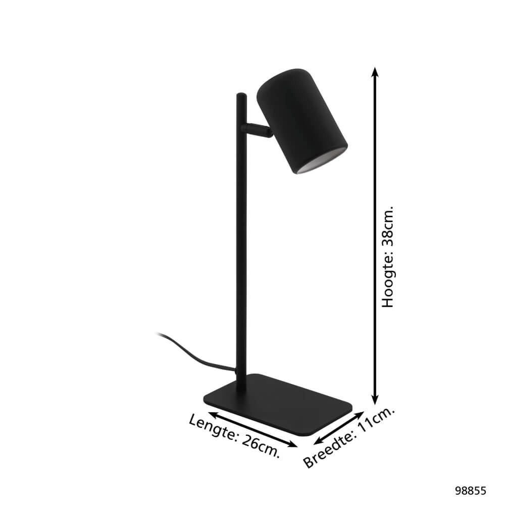 Zwarte bureaulamp Ceppino Eglo 9002759988555