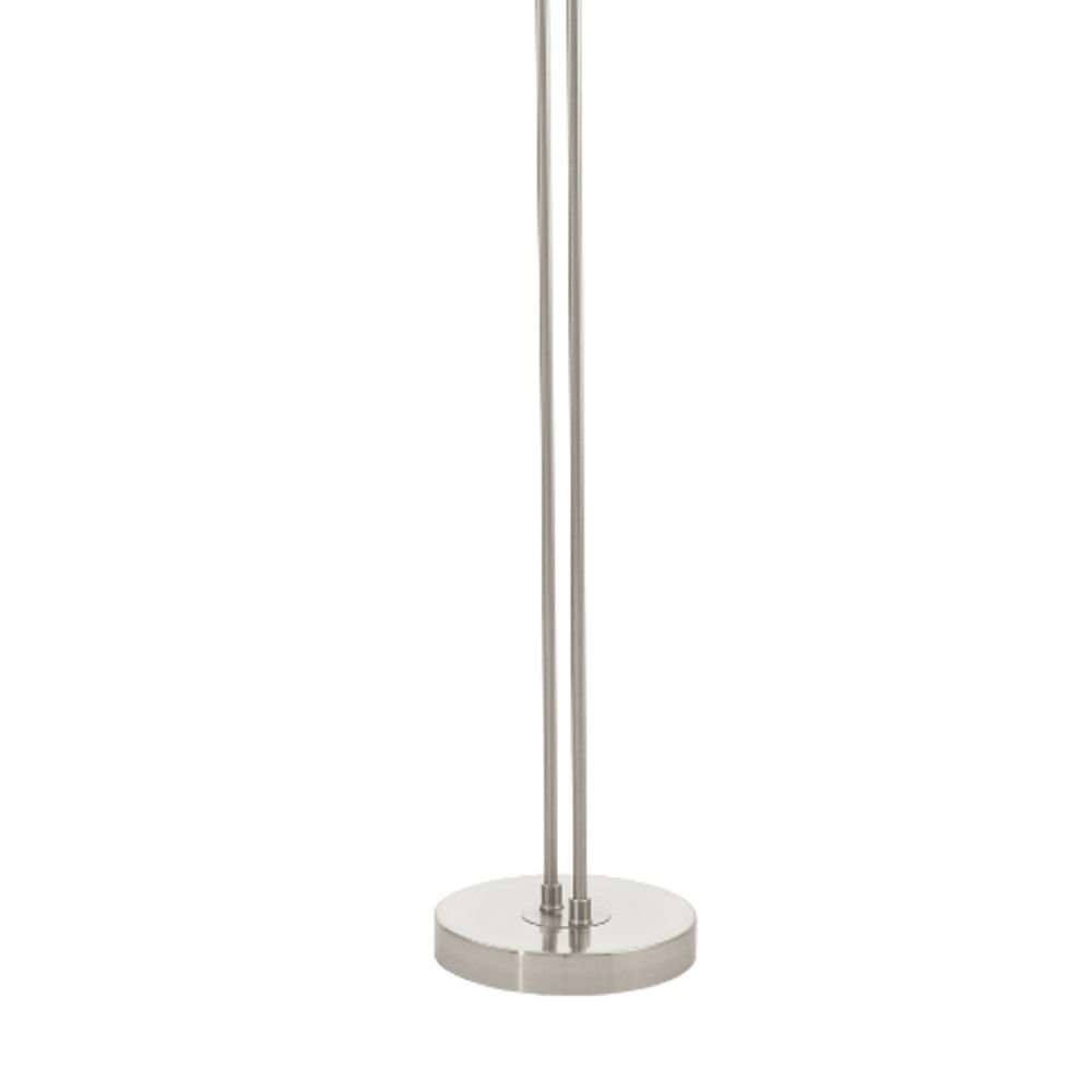 Staande lamp met leeslamp Baya mat chroom Eglo 9002759938741