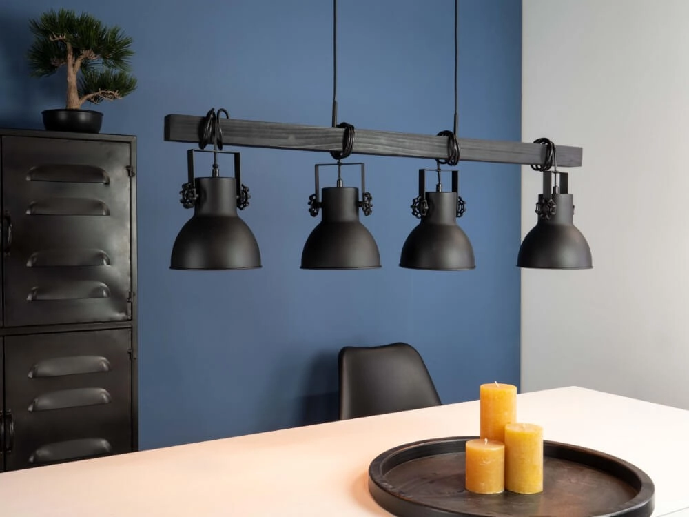 Landelijke eet hanglamp Shirebrook Eglo 9002759437268