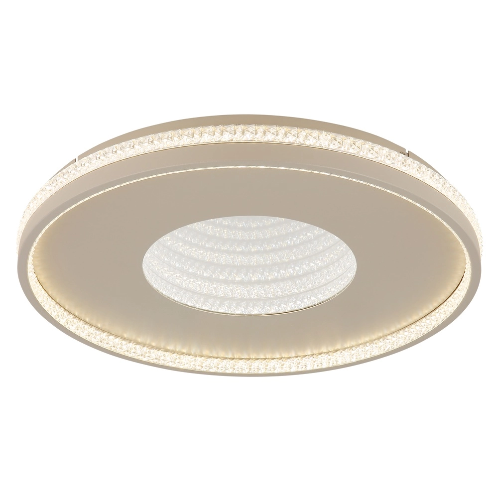 Design plafondlamp Shirley zand bruin Ø 50,5cm