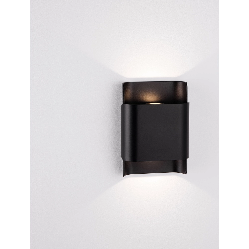 Zwarte opbouwspot Polly 18cm Lyora 5212017465160