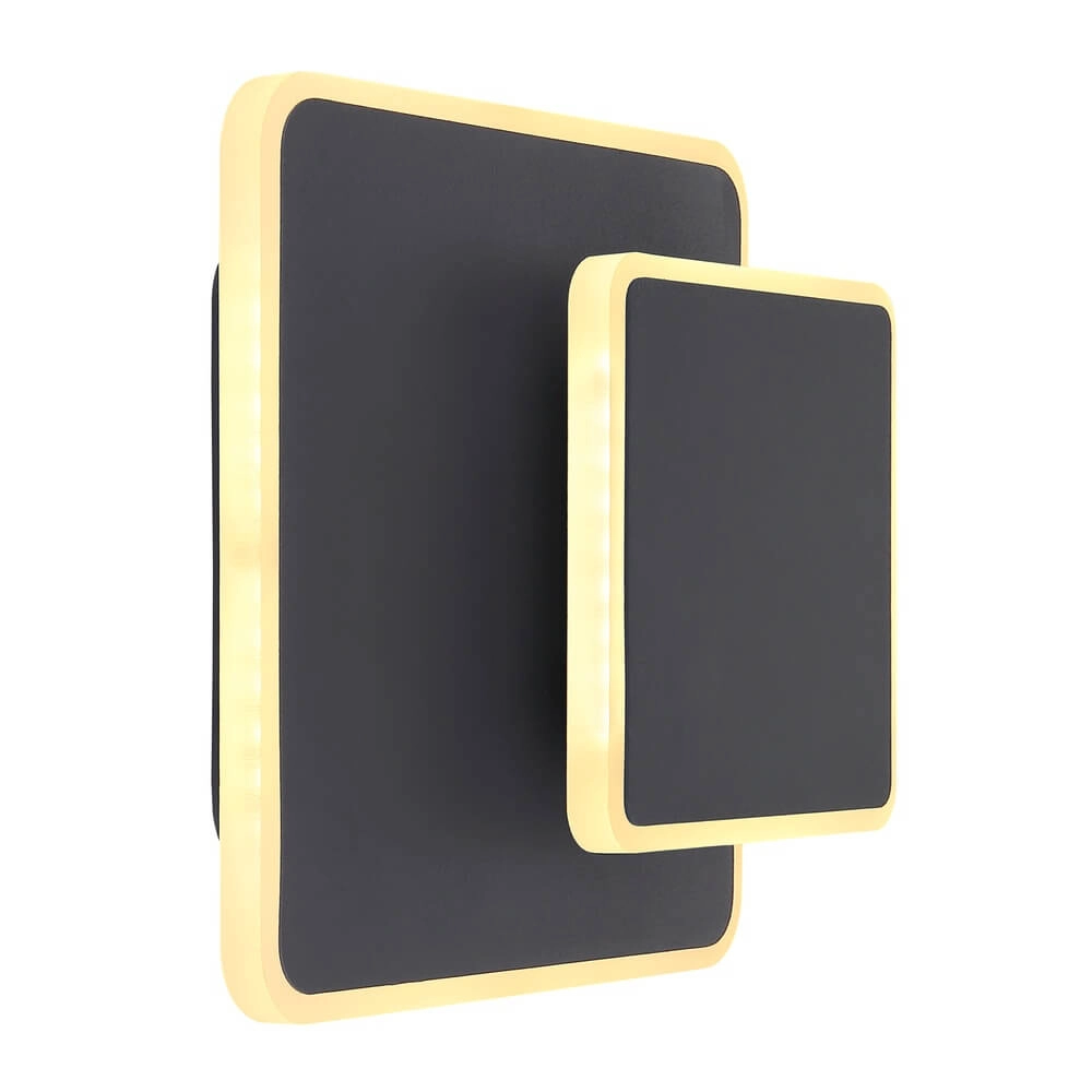 Wandlamp vierkant Many zwart Wandlamp vierkant Many zwart