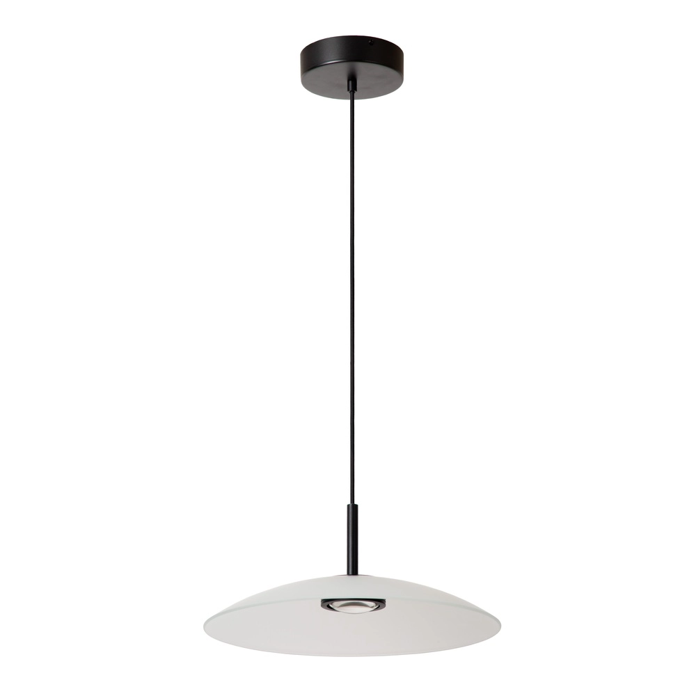 Strakke hanglamp Menga Ø 40cm wit glas Premium by Lucide 5411212251183