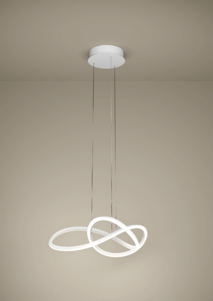 Design hanglamp Riaza wit Ø 83cm hoogte verstelbaar Stars of Light 9008606357697