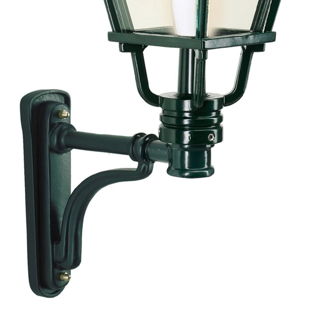 Vierkante wandlamp Bergen nostalgie - zwart KS Verlichting 8714732123143