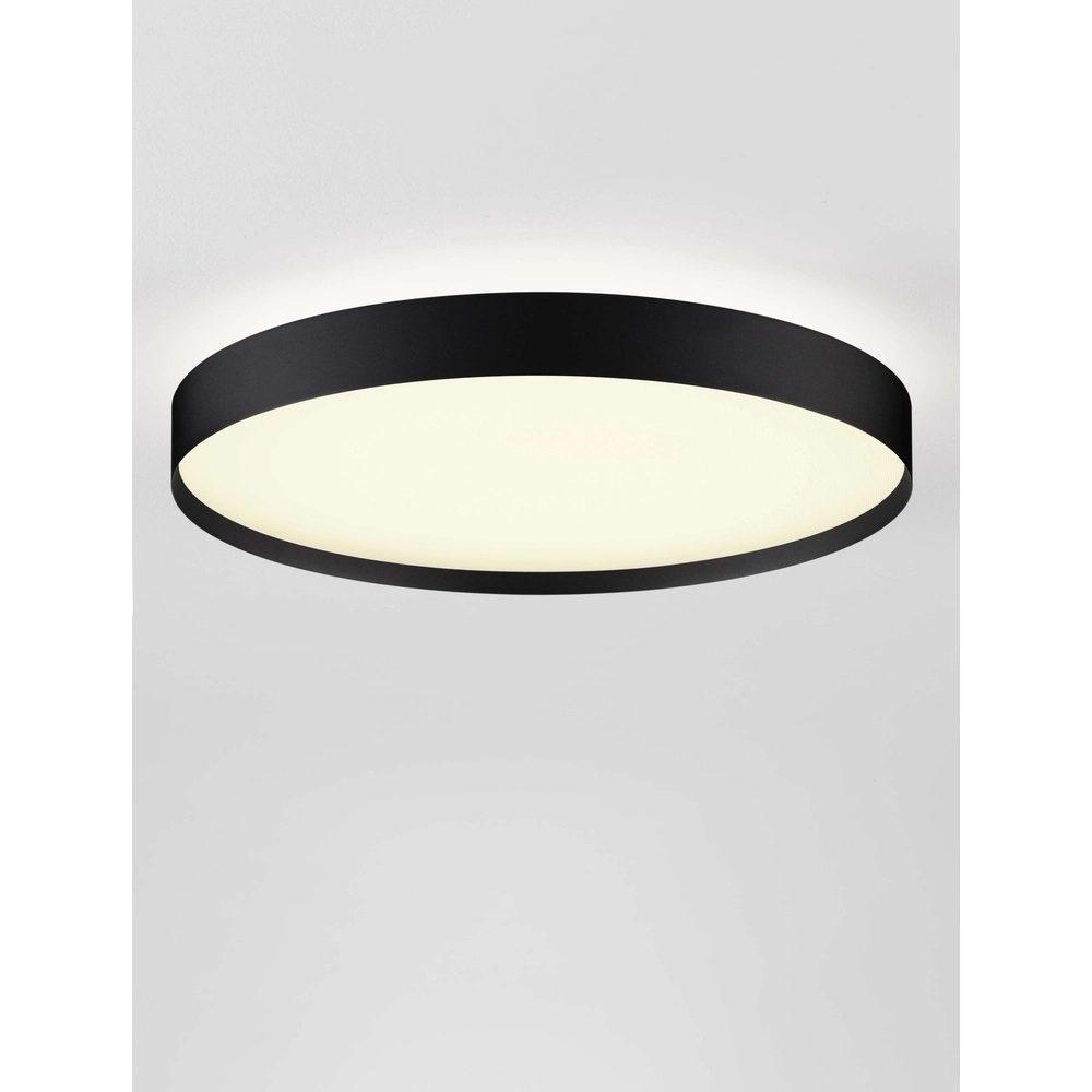 Plafonniere Roi zwart Ø 50cm Lyora 5212017448965