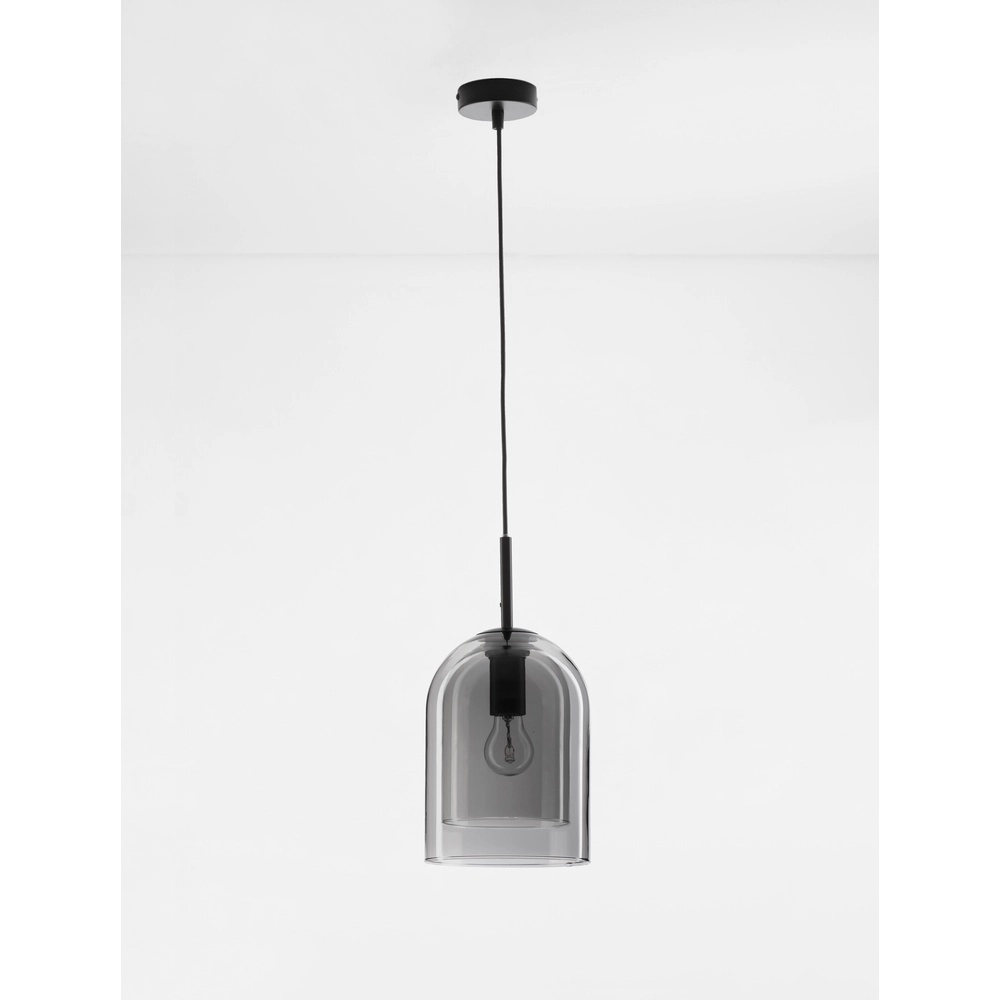 Hanglamp Velor enkel zwart Lyora 5212017431172