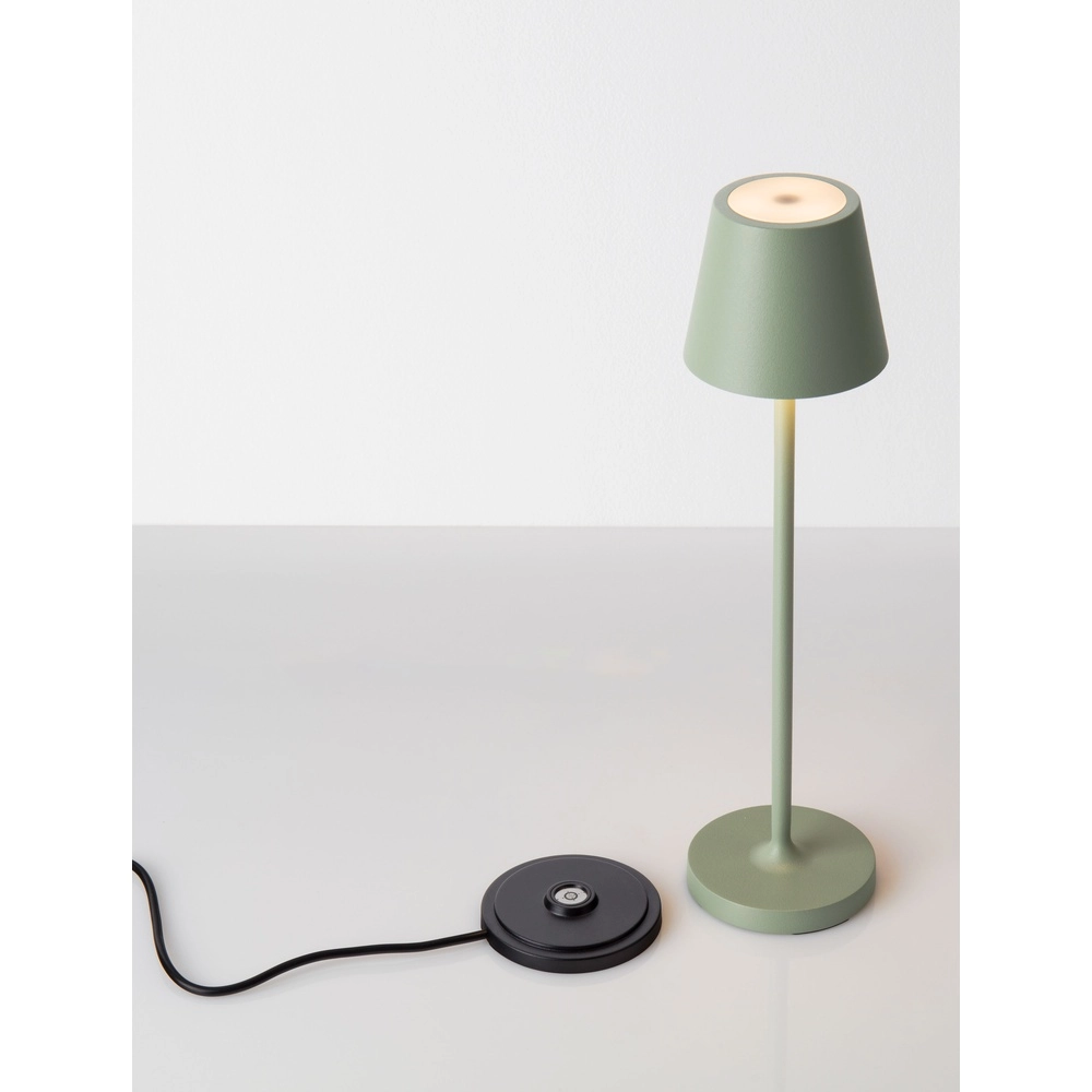 Tafellamp Petit olijfgroen oplaadbaar Lyora 5212017450791