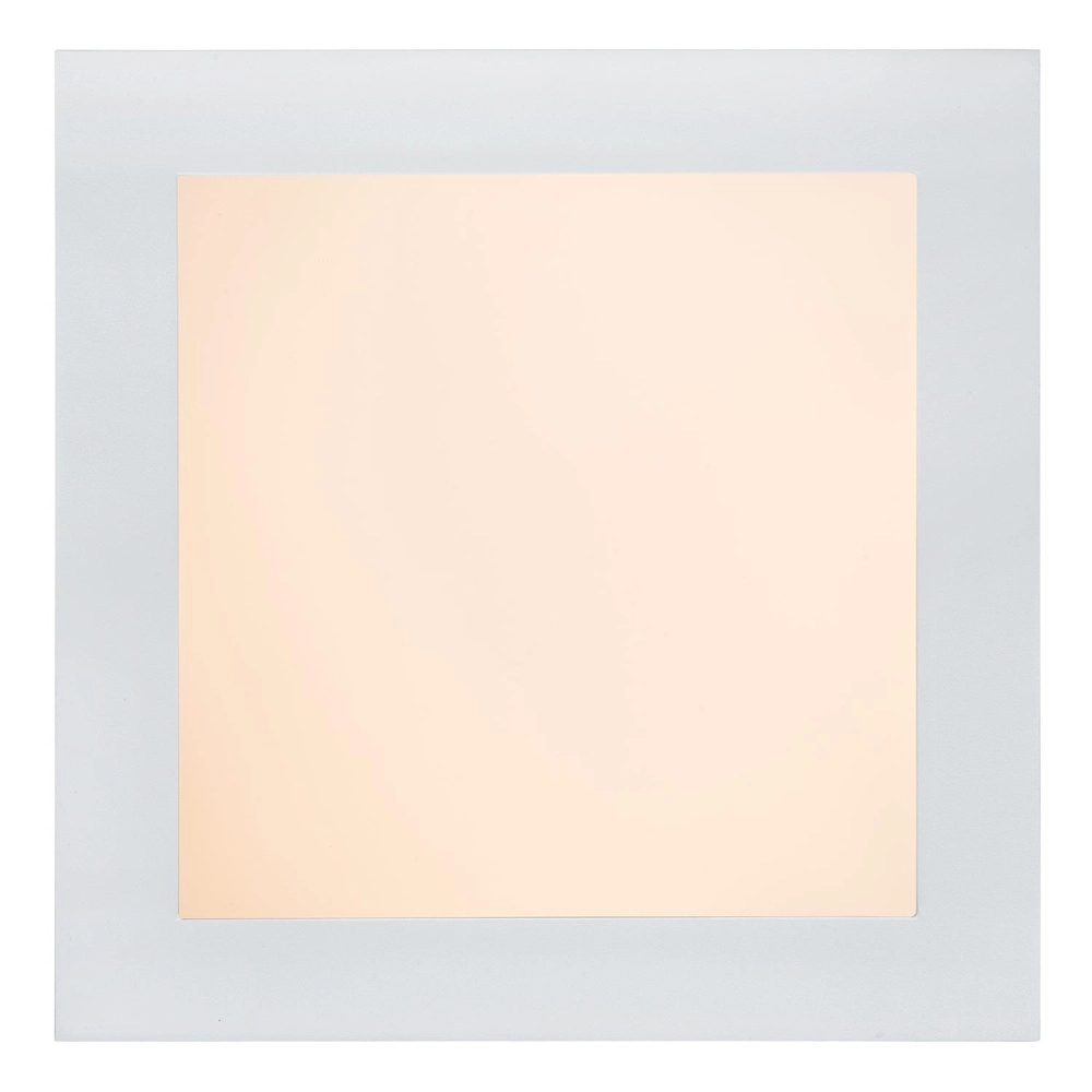 Plafonniere Brice-Led 22cm vierkant IP44 wit Lucide 5411212281340