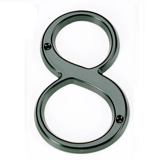 Huisnummer Address 8 zwart KS Verlichting 8714732585842