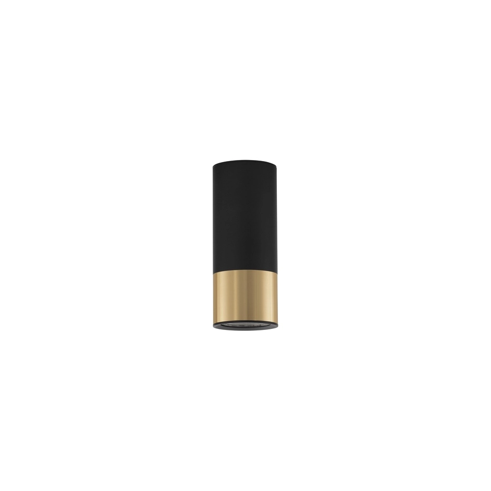 Plafondspot Picto 15cm zwart met goud Lyora 5212017430366