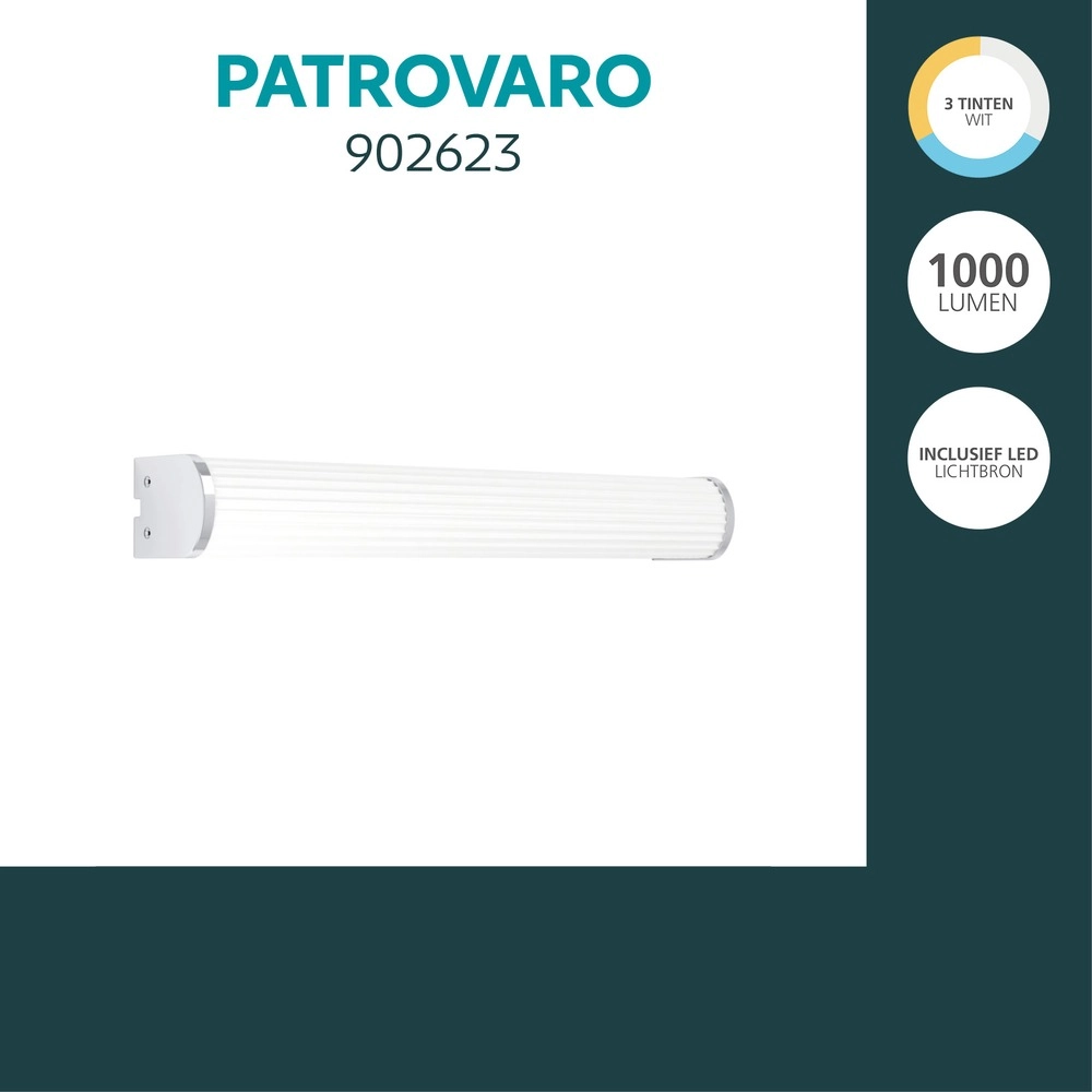 Spiegellamp Patrovaro 35cm chroom Eglo 9008606391998