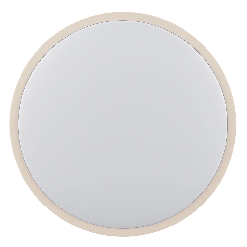 Plafonniere Solistra zand bruin met wit Ø 34,5cm Brilliant 4004353477614