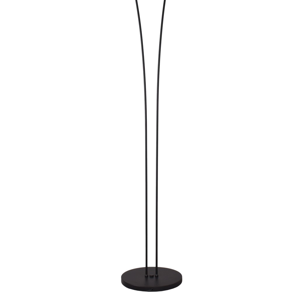 2-lichts vloerlamp Ceppo zwart met goud Masterlight 8718121348032