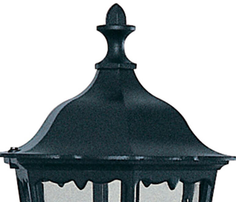 Klassieke buitenlamp Alex Up zwart Searchlight 5013874157874