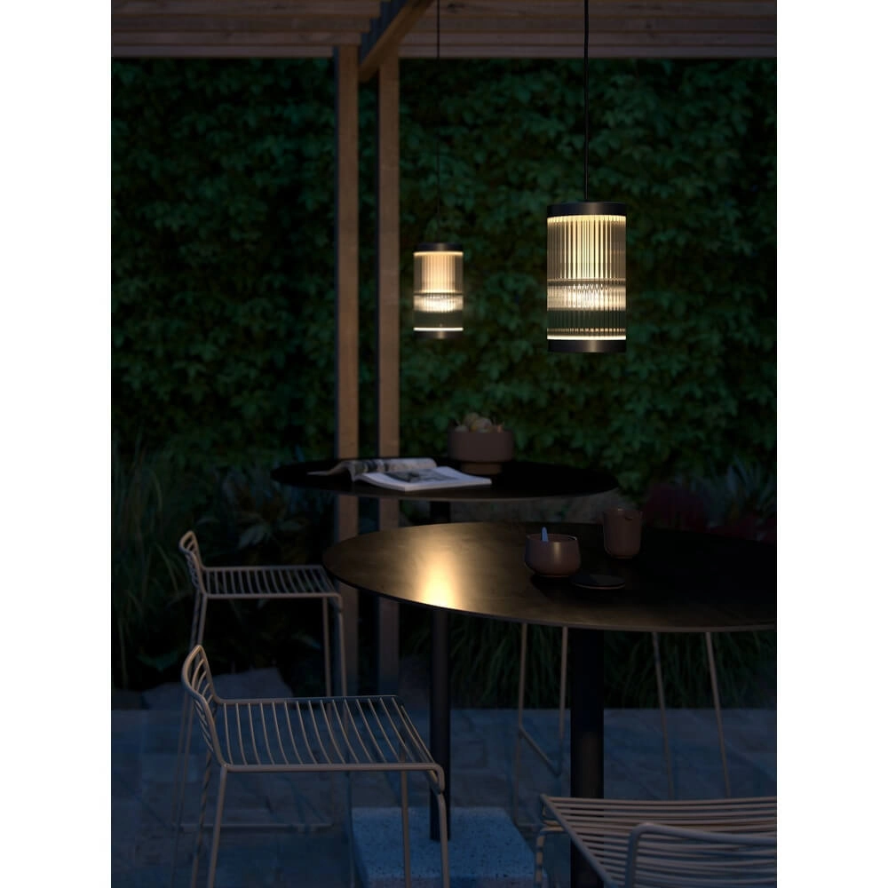 Glazen hanglamp Coupar zwart Nordlux 5704924010576
